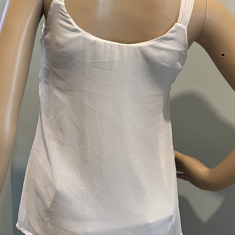White House Black Market Sequins Tank Top in Size XXS - Picture 7 of 15